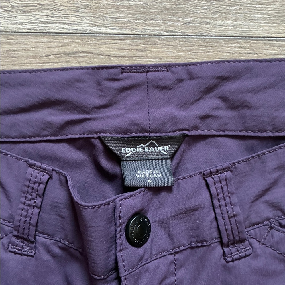 Purple Eddie Bauer Crops/Capris - Picture 2 of 6